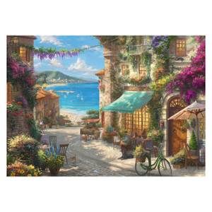 Puzzle Café an der italienischen Riviera Papier - 28 x 6 x 38 cm