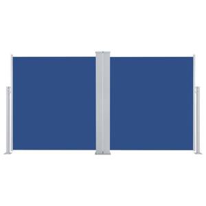 Seitenmarkise 3016426-5 Blau - Metall - Textil - 600 x 140 x 1 cm