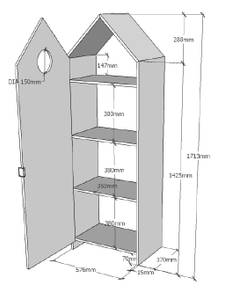 Drehtürenschrank Casami Hellgrün