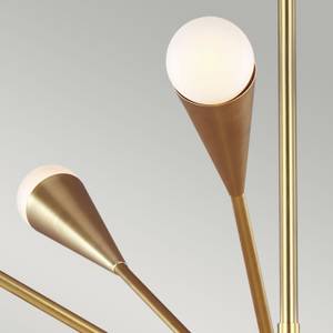 Deckenlampe LAGATA Messing - Graumetallic