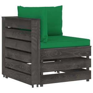 Canapé de jardin Vert - Bois massif - Bois/Imitation - 70 x 66 x 69 cm