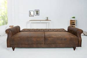 Sofa MAISON BELLE AFFAIRE 220cm braun Braun - Holzart/Dekor - Textil - 220 x 88 x 95 cm