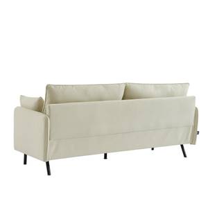 Canapé droit GABIN Beige - Textile - 85 x 87 x 193 cm