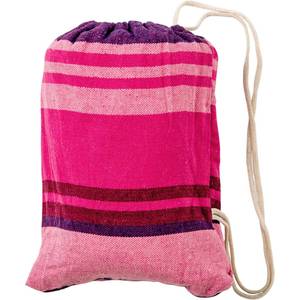 Hamac en coton et polyester avec sac de Tissu mélangé - Multicolore