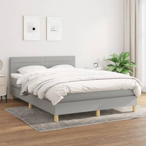 Boxspringbett 3017288-15 Hellgrau - Tiefe: 203 cm