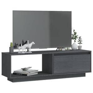 TV-Schrank D974 Grau - Massivholz - 30 x 34 x 110 cm