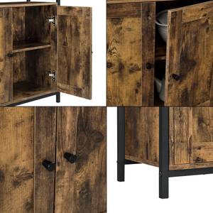 Beistelltisch Aremark Braun - Holzwerkstoff - 66 x 79 x 30 cm