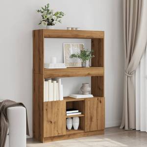 Highboard DE5616 Braun - Holzwerkstoff - 33 x 140 x 92 cm