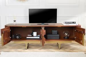 TV Board GATSBY Braun - Massivholz - Holzart/Dekor - 160 x 50 x 42 cm