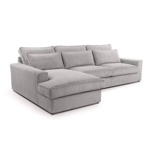 Ecksofa Eckcouch Burla Mini Big Sofa Ecke davorstehend links - Schlaffunktion davorstehend links