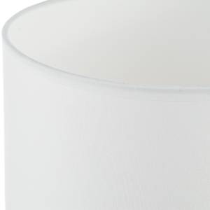 Tischlampe STIVUS Weiß - Keramik - Metall - Textil - 22 x 32 x 22 cm