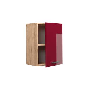 Hängeschrank R-Line Braun - Hochglanz Bordeaux