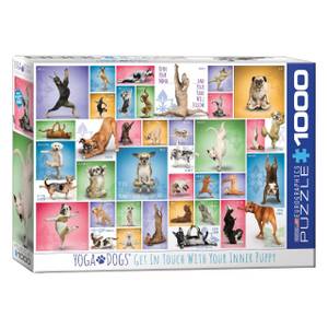 Puzzle Yoga Dogs 1000 Teile Papier - 26 x 6 x 36 cm