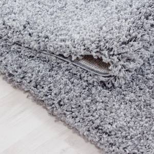 Tapis shaggy UNI L 120x170 argent Argenté - 120 x 170 cm