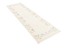 Tapis de passage Darya CCCXXXVIII Beige - Textile - 79 x 1 x 295 cm