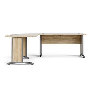 Bureau Prisme Imitation chêne - Profondeur : 230 cm