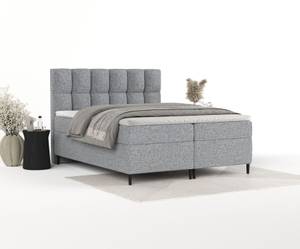 Premium Boxspringbett Ombre Grau - Breite: 180 cm