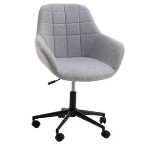 Chaise de bureau YANKEE Gris - Textile - 65 x 88 x 62 cm
