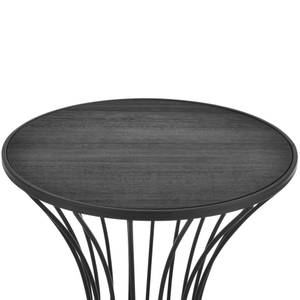Table Basse en Forme Sablier Noir
