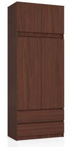 Kleiderschrank S90 2T 2S CLP Wenge Dekor