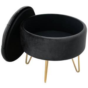 Pouf CARO Schwarz