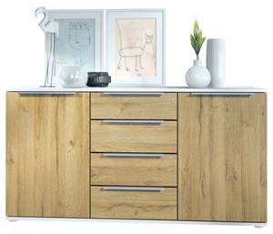 Linio V1 Sideboard Eiche Dekor - Weiß