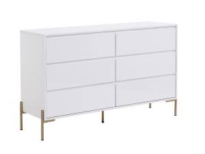 Commode basse KORASA Blanc