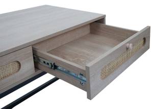 Couchtisch M41 Braun - Holzwerkstoff - Kunststoff - Holzart/Dekor - Holz teilmassiv - 107 x 45 x 51 cm