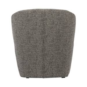 Fauteuil en tissu bouclette gris Gris