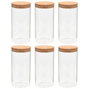 Pot de stockage en verre(lot de 6) 50841 Verre - 1 x 1 x 1 cm