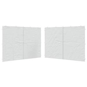 Paroi de tente (lot de 2) 296175 Blanc - Matière plastique - 1 x 195 x 300 cm