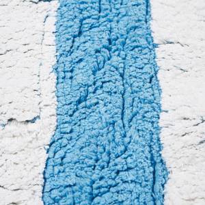Tapis enfant DRAPA Bleu - Fibres naturelles - 124 x 20 x 167 cm