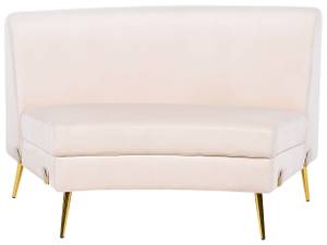 U-förmiges Sofa MOSS Beige - Creme - Gold