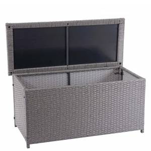 Poly-Rattan Kissenbox D88 III Grau