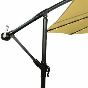 Parasol de Jardin MILIN Beige - Noir