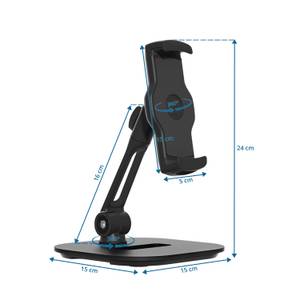 Handy & Tablet Halterung FLEXMOBI IV Schwarz - Metall - Kunststoff - 15 x 19 x 15 cm