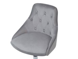 Chaise de bureau PARRISH Noir - Gris - Argenté