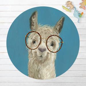 Lama mit Brille I 240 x 240 cm