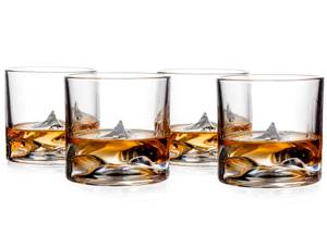 Whisky-Set Mount Everest 5-teilig Glas - 2 x 2 x 1 cm