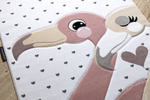 Tapis Petit Flamingos CŒurs Crè 180 x 270 cm