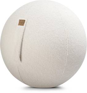 Sitzball Woolly Sitting Ball Weiß - Textil - 65 x 65 x 65 cm