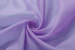 2er Pack Gardinen Schlaufen Voile Violett - Textil - 140 x 245 x 1 cm