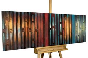 Holzbild Nachtschimmer Holz teilmassiv - 144 x 44 x 6 cm