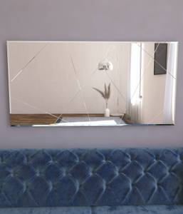 Miroir Rana Blanc - Bois manufacturé - 3 x 170 x 60 cm