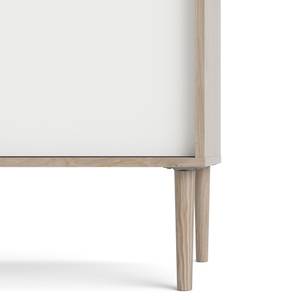 Sideboard Rome Braun - Weiß - Holz teilmassiv - 148 x 89 x 41 cm