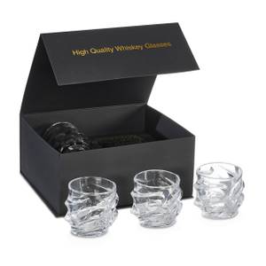 Whisky Gläser 4er Set Glas - 12 x 10 x 10 cm