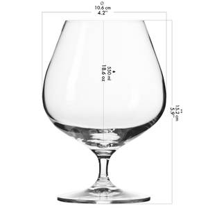 Krosno Harmony Verres à cognac Verre - 11 x 16 x 11 cm