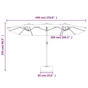 Parasol 3028440 Rouge