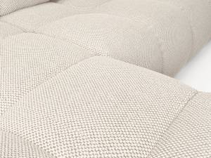 Ecksofa SILE L Beige - Armlehne beidseitig montierbar - Ecke davorstehend links - Ottomane davorstehend links