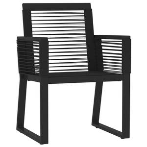 Salle à manger (lot de 5) 3013389-1 Noir - Métal - 70 x 74 x 140 cm